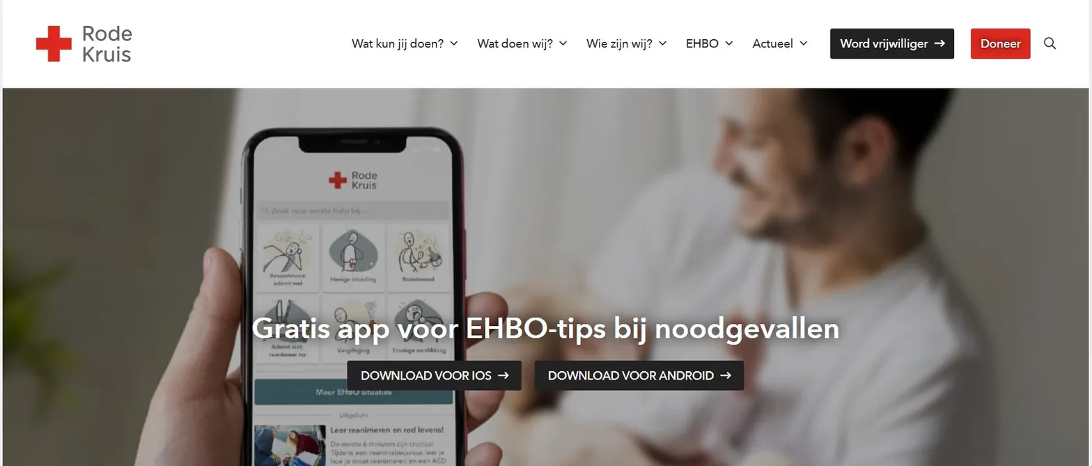 Rode Kruis App screenshot
