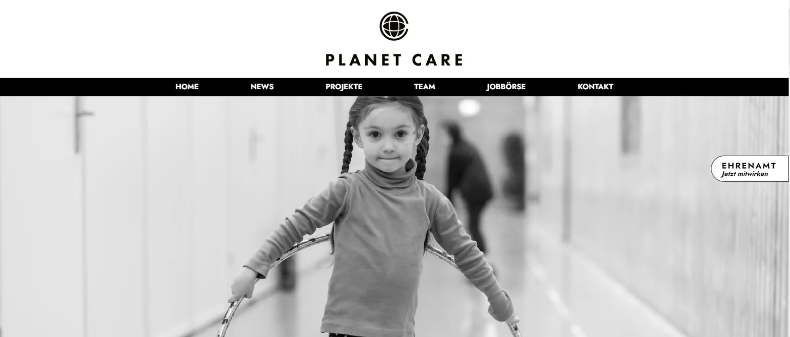 Planet Care website screenshot