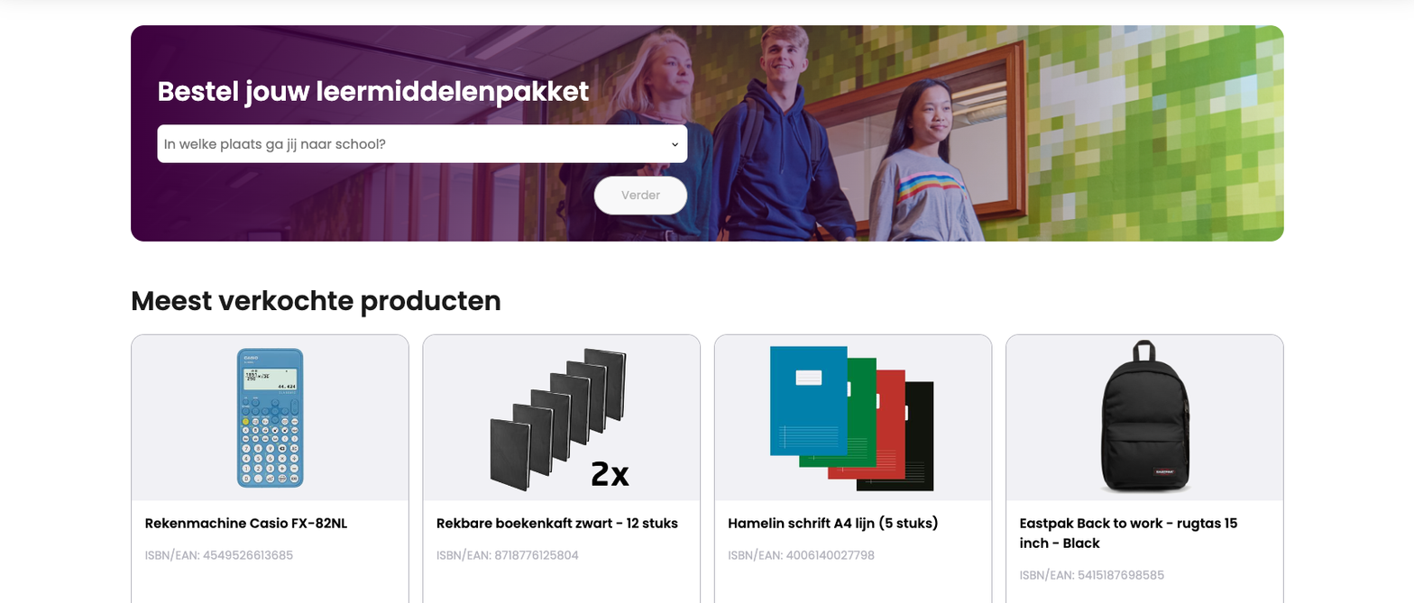 Van Dijk - Learning network website screenshot