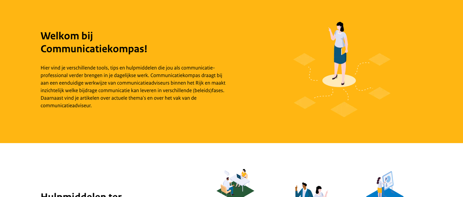 Communicatiekompas website screenshot