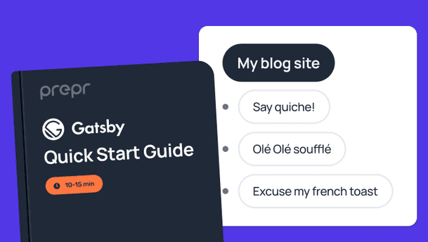 Gatsby quick guide illustration