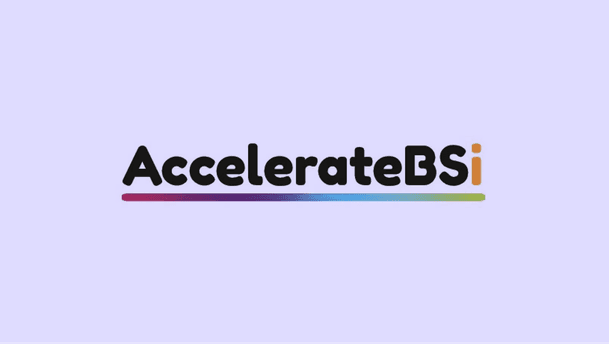 Agency AccelerateBSi logo with background