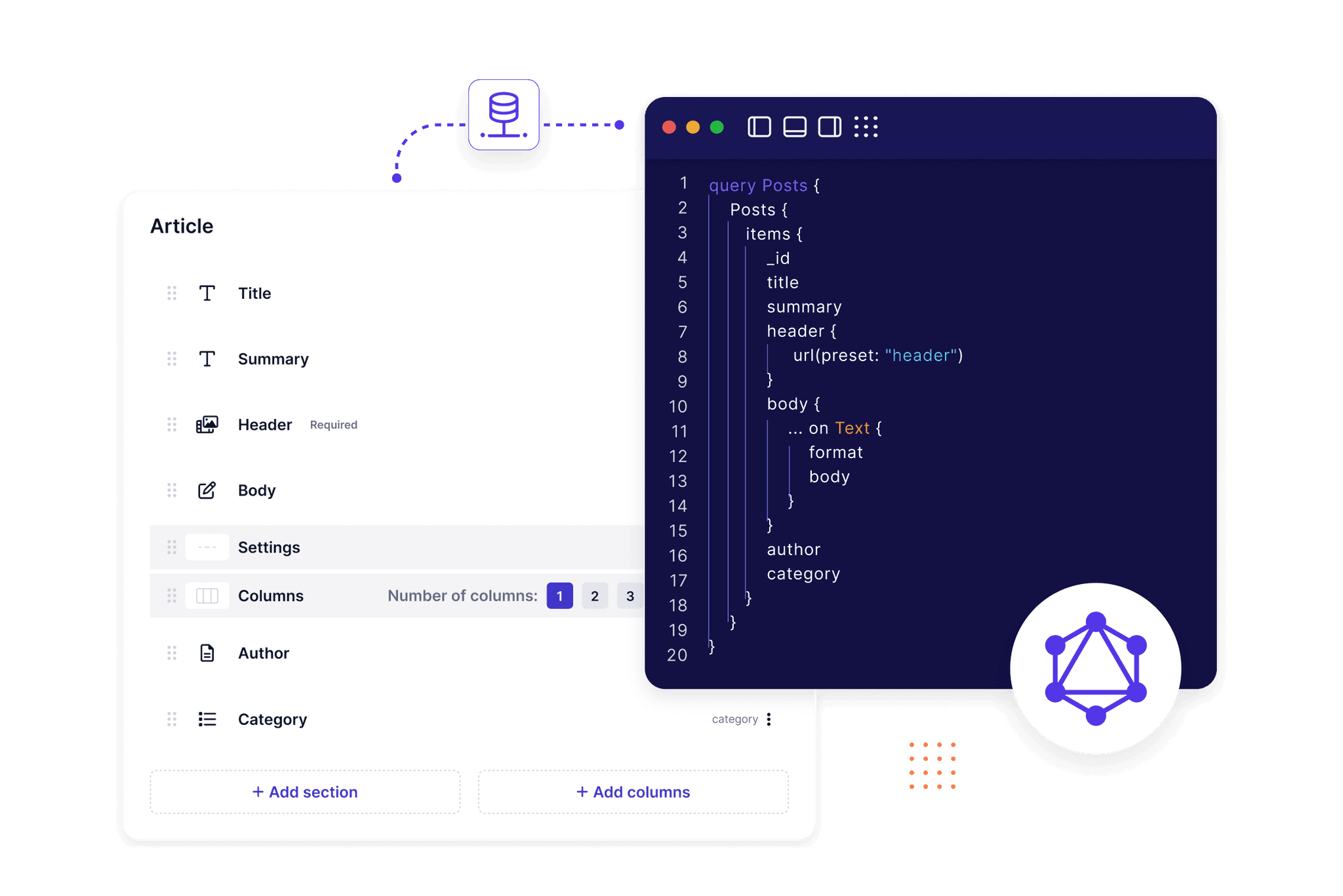 GraphQL and Prepr integration illustration