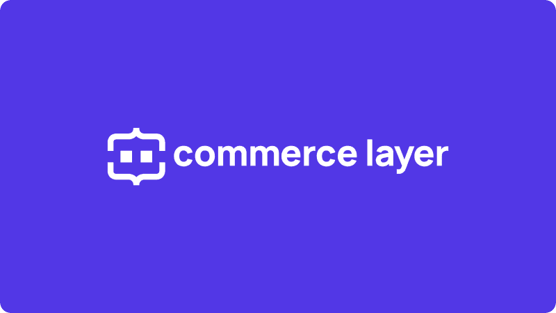 Commerce layer logo with a background