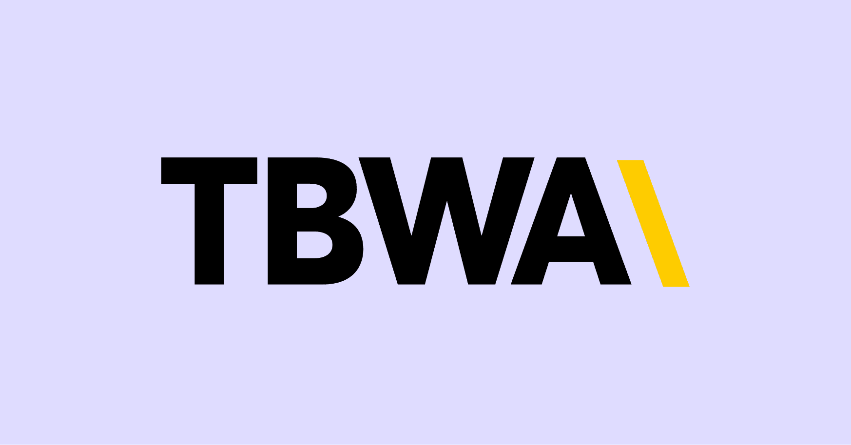 Agency TBWA\X logo with background