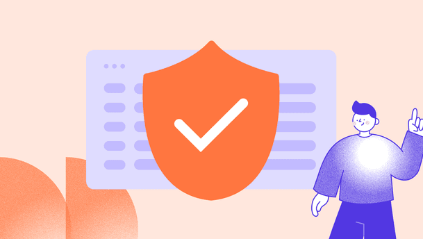 Illustration showing granular role-based access control for secure content management and collaboration.