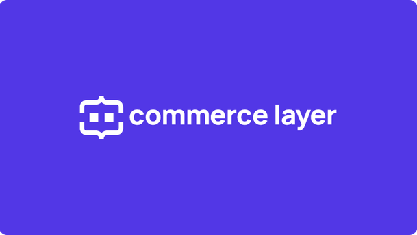Commerce layer logo with a background