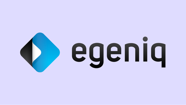 Agency Egeniq logo with background
