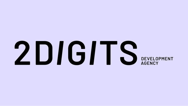 Agency 2Digits logo with background