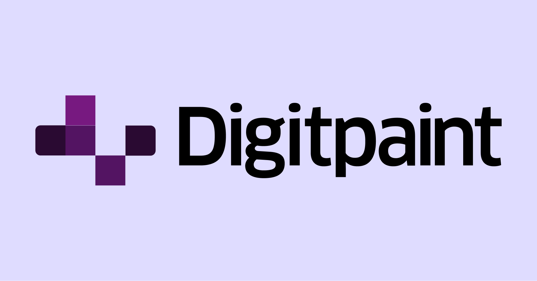 Agency Digitpaint logo with background