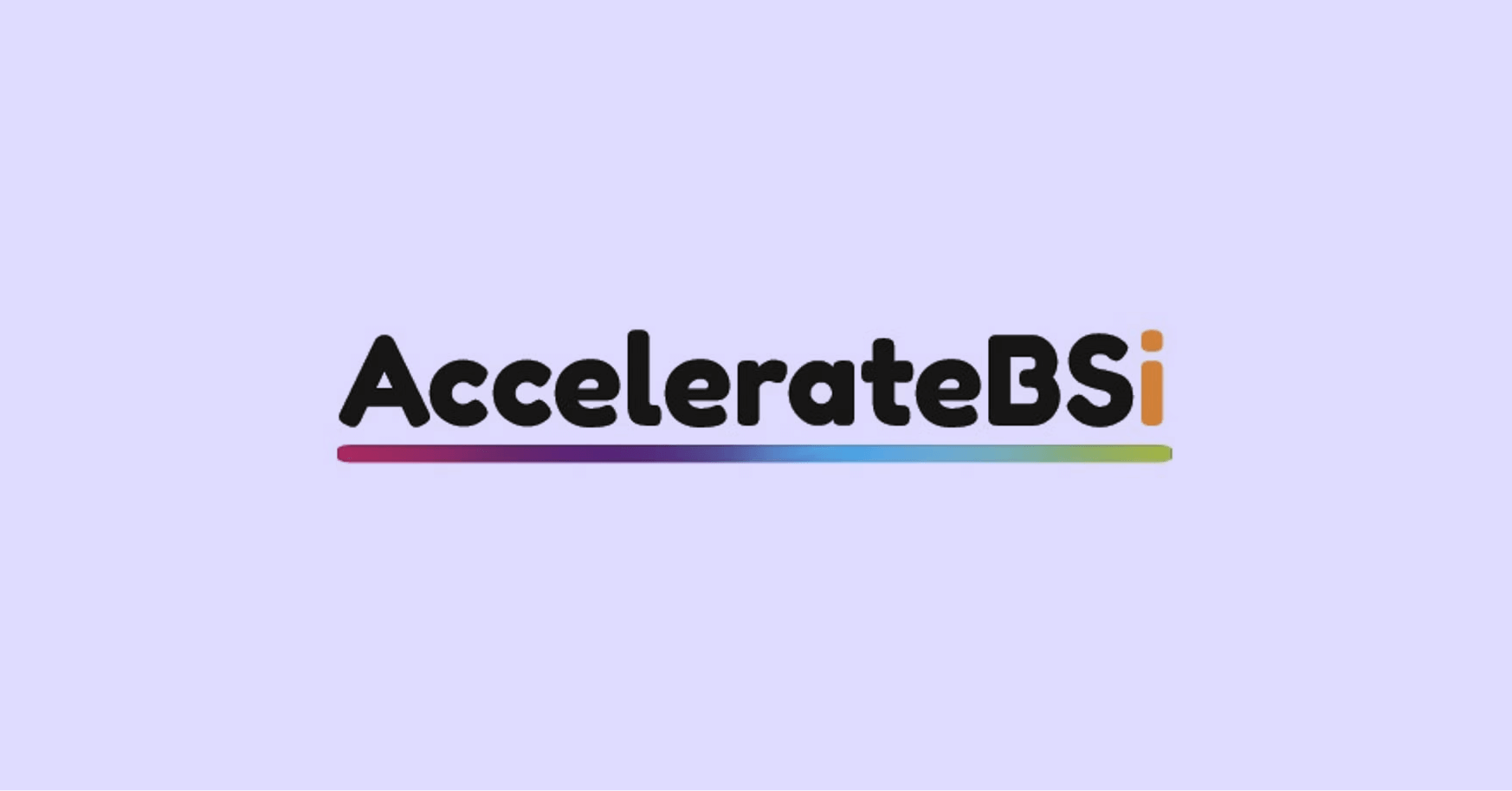 Agency AccelerateBSi logo with background