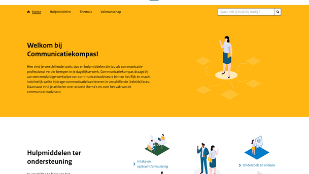 Communicatiekompas website screenshot