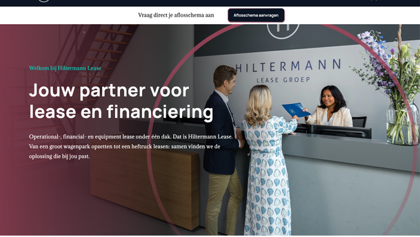Hiltermann Lease website screenshot
